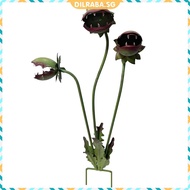 ✥Dilraba✥【In Stock】 Venus Flytrap Garden Stakes Decorative Rust-proof Metal Floral Stakes for Lawn