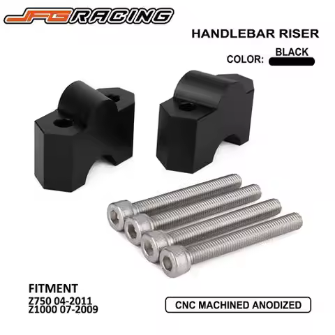 Motorcycle Accessories Handlebar Extension Riser Mount Lifting Clamp For KAWASAKI Z750 2004-2011 Z10