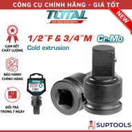 Square hole adapter 1/2"(F) X 3/4"(M) TOTAL THIA1234 (Tools)