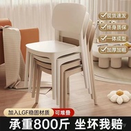 Simple Book Can Hold Household Fold Back Chair Commercial Backrest Table Chair Plastic Chair Modern 