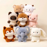 Cute Animal Plushie Soft Toys Panda Cat Elephant