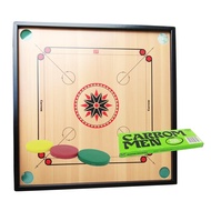 Standard Size Carrom Board Set With Carrom Men & Stricker / Set Papan Karom Standard - High Quality 