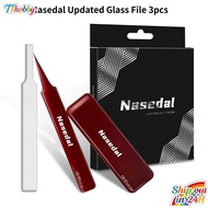 Nasedal Updated Glass File 3pcs #600-#800 Wet Dry Sanding Tool for Gundam Model & 3D Print Polishing