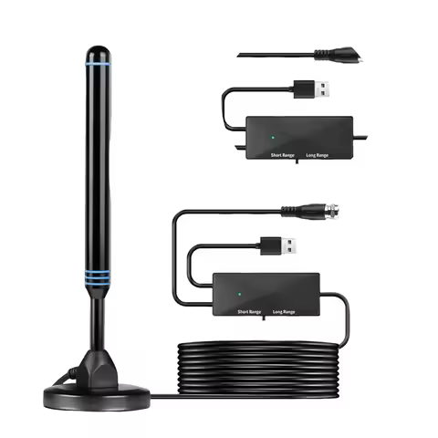 Strong Signal Aerial with Amplified Signal Receiver 4K HD TV Antenna USB 5V Signal Booster Aerial fo