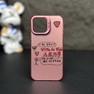 Hard Shell Shockproof Phone Case High-Value Long Live Life Slogan Inspirational Suitable for iPhone 