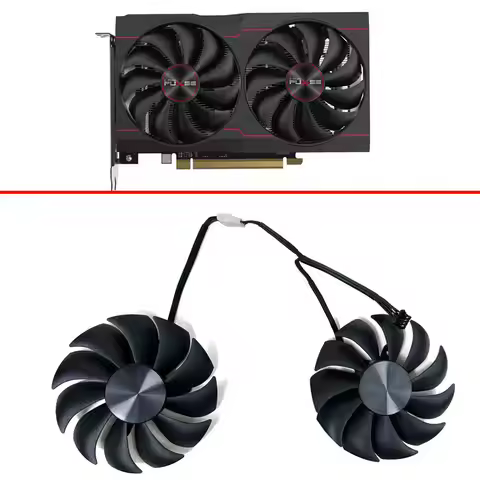 85MM 4PIN FD9015U12S GA92S2U Radeon RX 6500 XT GPU FAN For Sapphire RX 6500 XT 4GB PULSE Video Card