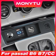 For Volkswagen VW Passat B7 B6 /Passat CC Car Lighter Socket Splitter plug adapter Fast Charging Int