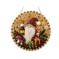 DIY Christmas Pearl Art Diamond Painting Collection-Christmas Dwarf 3D Three-Dimensional Shiny Trans