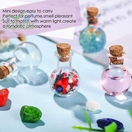 XZ♥🎈 10x ขวดแก้วขนาดเล็กขนาดเล็ก Potion bottle MINI Cork vials Wedding