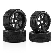 4pcs 101/107mm RC Wheel & Tire 17mm Hex for ARRMA 1/7 Felony 6S BLX FSR RC Car Upgrade Part Road Rac