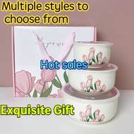 JoyBloom Bohemian Bowl Container Set Ceramic Bowl Set Bowl With Lid  Giftbox Doorgift Mangkuk Kerami