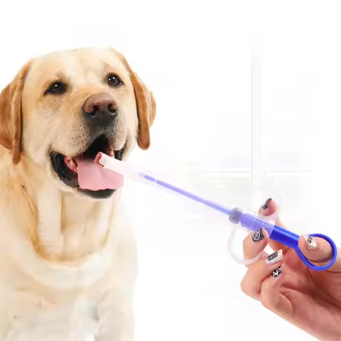 1PCS Pet Medicine Syringe Tablet Pill Gun Piller Push Dispenser Medicine Water Milk Syringe Dog Cat 