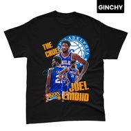 Joel Embiid | T-shirt | "The cruel" | Philadelphia 76ers | Nba Collection T-shirt For Unisex Cotton