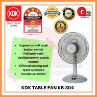 KDK TABLE FAN KB-304 [READY STOCK]-KDK WARRANTY MALAYSIA