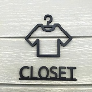 房間標示牌 衣櫃標誌,衣櫃標牌