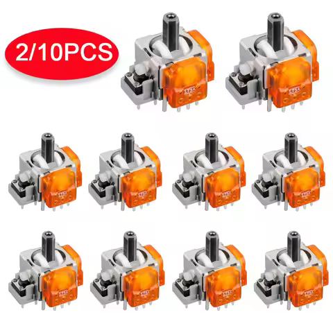 2/10Pcs Replacement TMR Effect Joystick 3D Analog Stick for DualSense PS5 PS4 Controller for Xbox Se