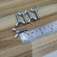 Butterfly Bolt M6x20 Wing Bolt M6 x 20 Bolt 10 Length 2cm Butterfly White Galvanized 6x20 6 x 20 20M