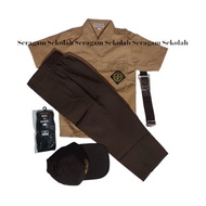 BOY'S PRIMARY SCHOOL SCOUT UNIFORM SET SHORTS LONG TROUSERS HAT BUCKLE SOCKS