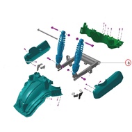 100% ORIGINAL YADEA E8S PRO SWING ARM // 52100-D0E8-1000 100% ORIGINAL YADEA E8S PRO