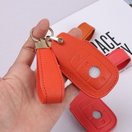 premium-Mercedes E Class C Class C260 Key Fob Cover - Genuine French Goatskin Leather Key Case Keych