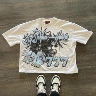 Streetwear 777 Graphic T Shirts Print Oversize Smart Casual Harajuku Y2k Men Clothes Tee Hip Hop