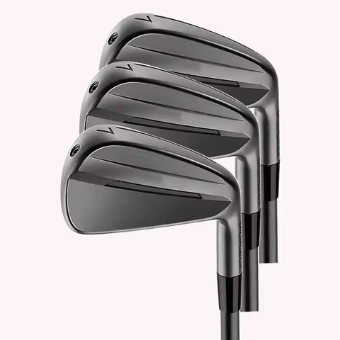 2025 New CNC Black Golf Irons Set 7 Pcs 456789P Golf Clubs Steel/Graphite Shaft R/S Flex Free Shippi