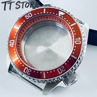 42mm Skx007 Mens Watch Case for NH35 DIY Diving Mod with Mineral Glass Bezel Fits 38-30.6mm Dive Wat
