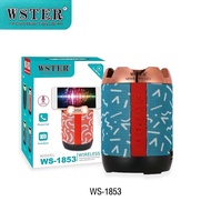 WSTER WS-1853 TWS WIRELESS SPEAKER PORTABLE SPEAKER BLUETOOTH OUTDOOR Speaker FM RADIO TWS SPEAKER