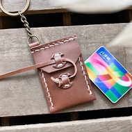 公文袋迷你八達通套 好好縫 皮革 材料包 鑰匙圈 鎖匙扣 DIY USB