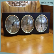 [AmlesoMY] 3 In 1 weather Instrument Round Dials Analog Weather Vertical-hang