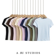 Skims Women's Summer Stretch T-Shirt - Short Sleeve, Round Neck