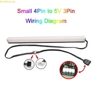 Doublebuy ARGB Extension Cable ARGB Splitter Cable 5V 3Pin to 4Pin ARGB Extension Cable Sync Cable f
