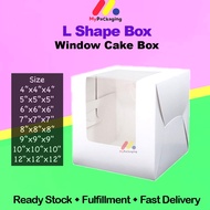 Window Cake Box 4x4x4" / 5x5x5" / 6x6x6" / 7x7x7" / 8x8x8" / 9x9x9" / 10x10x10" Box  / Tall Cake Box