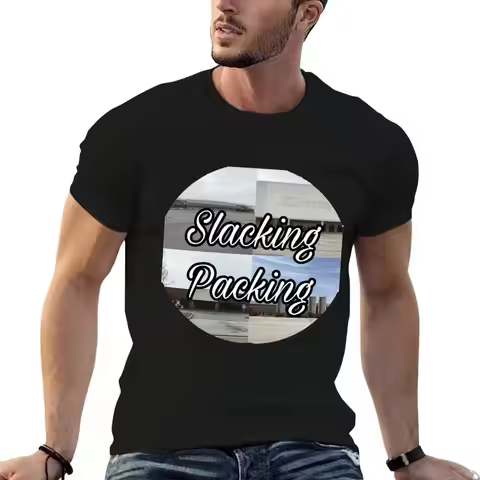 Slacking Packing Online Store T-Shirt funny t shirts dark humor man t shirt summer essential t shirt