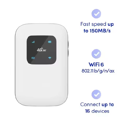 3G/4G Lte Router Wireless WiFi 6 Modem Portable ESIM/SIM WiFi Hotspot 4G Pocket Mifi LTE CAT4 router