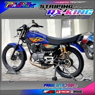 STRIPING VARIASI YAMAHA MOTOR RX KING API STYLE / STICKER LIST RX KING