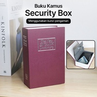 HOMESAFE Mini Book Safe Book Box Key Lock Hidden Safe Box