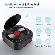 DVD Player All In One VCD Player FM Alarm Clock Bluetooth Speaker Music Player Home Portable CD Play