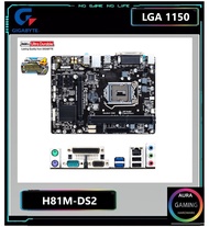 (1150) GIGABYTE GA-H81M-DS2+ฝาหลัง(used)