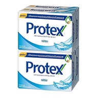 PROTEX โพรเทคส์ สบู่ก้อน 60 กรัม (4 ก้อน ) สบู่ ลดแบคทีเรีย ให้ความสดชื่นยาวนาน