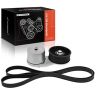 A-Premium Engine Serpentine Belt Drive Kit Compatible with Ford F-150 F150 F-250 F250 F-350 F350 198