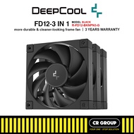 DEEPCOOL FD12 / FD12 WH - 3 IN 1 Cooling Fans - Black/White (3 Yrs Warranty)