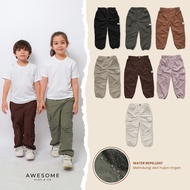 AWESOMEKIDS 2-10th Jogger Parachute Cargo Pants Dakota Active Boys Girls Training Pants