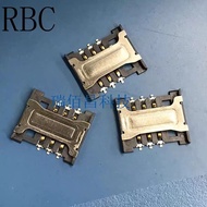 SIM Card Holder 07 B Type 1.8H 6P SMT Patch Type Drawer Type Micro SIM Card Holder with Baffle