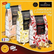Valrhona Chocolate Couverture Chocolate Jivara Guanaja Dulcey Caraibe Dark Chocolate Snack Halal 3kg