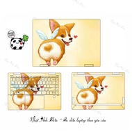 Laptop Skin Sticker cute Dog Model - Decal Stickers For Dell, Hp, Asus, Lenovo, Acer, MSI, Surface, Shouldero