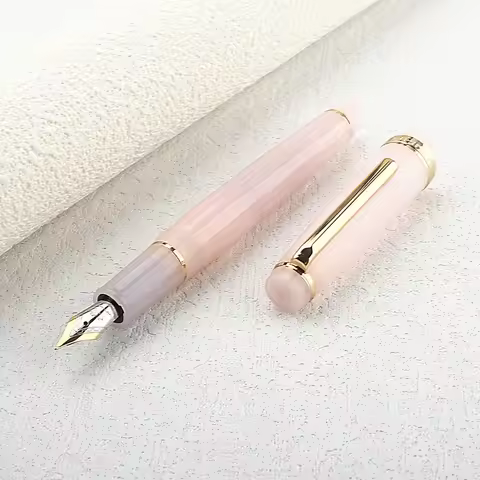 Jinhao 82 Fountain Pen Luxury Acrylic /Metal Ink Pen F Nib Elegante Business Office School Supplies 