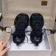 Black Samurai Soft-Soled Lightweight Sports Shoes Women's Shoes Trendy Black Daddy Shoes Autumn Brea