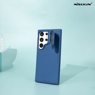 Nillkin Camshield Prop เคสกันกระทก ซิลิโคน มีที่ปิดเลนส์ ขาตั้ง รุ่น S24 Ultra ดำ/น้ำเงิน