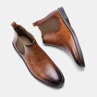 Men's Waterproof Leather Chelsea Boots